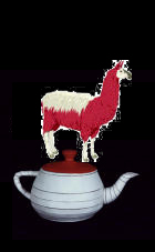 no llamas were harmed in the making of this logo
